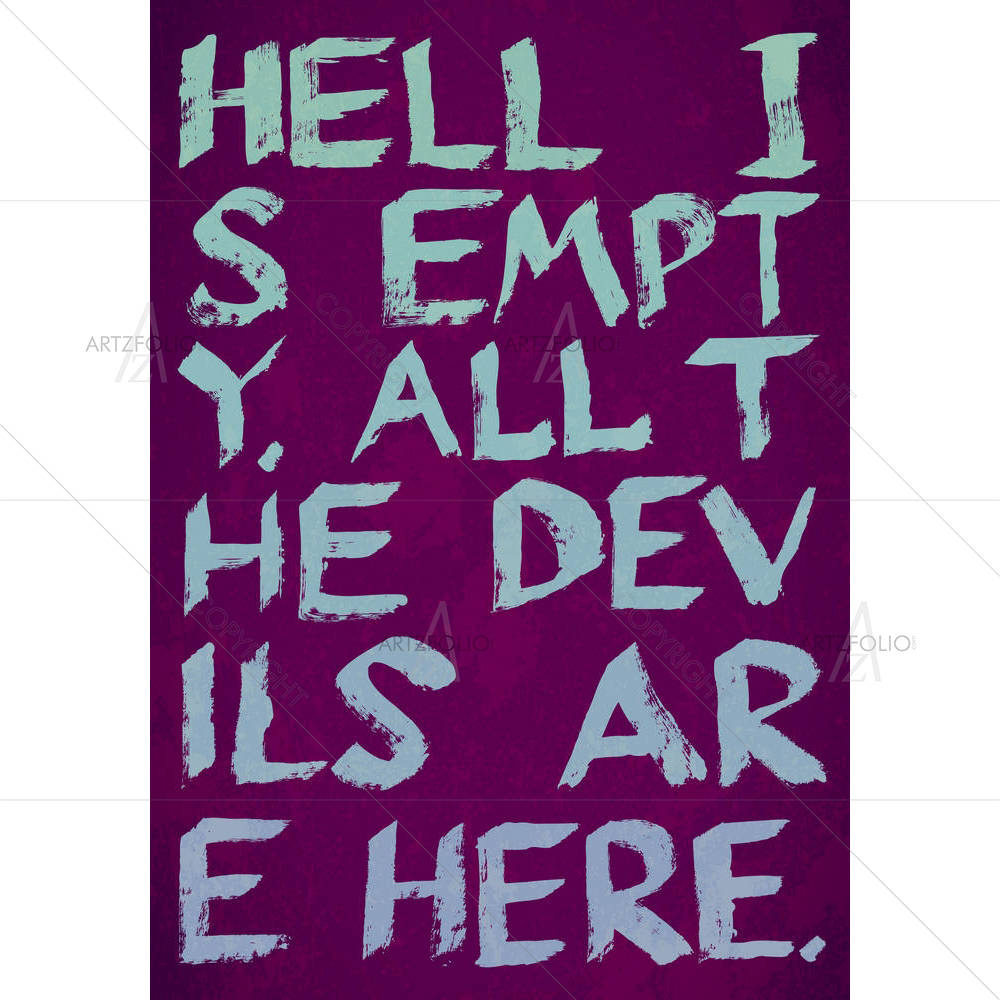 Typography Artwork D6 — custom-size art design 5002086