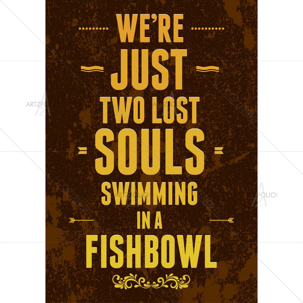 Typography Artwork D7 — custom-size art design 5002089
