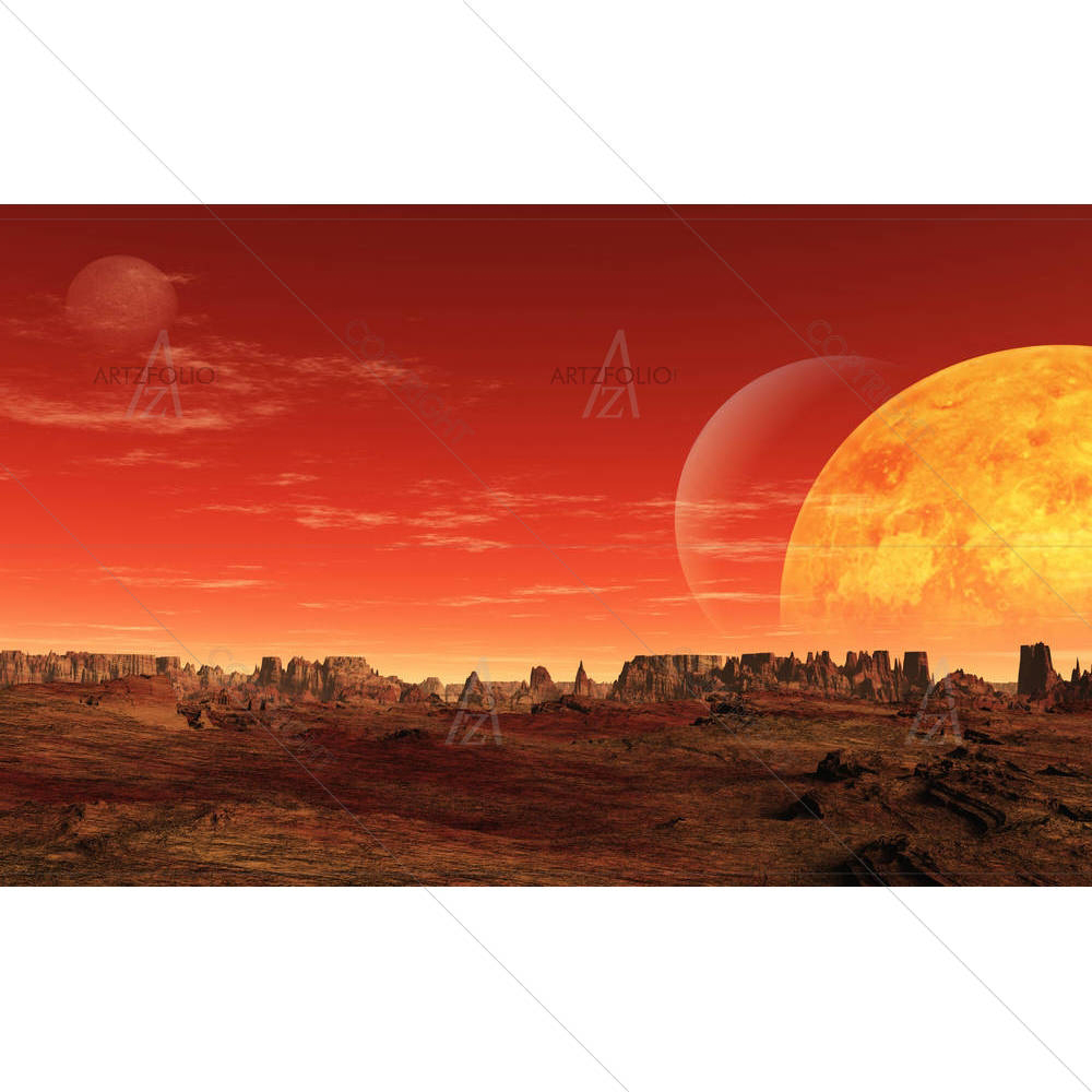 Alien Planet — custom-size art design 5002120