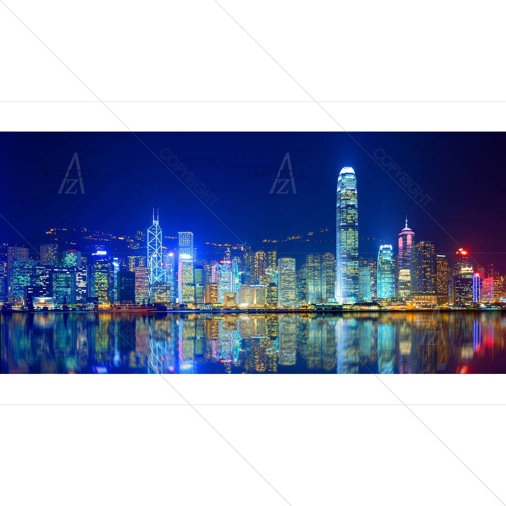 Hong Kong Island From Kowloon D1 — custom-size art design 5002136