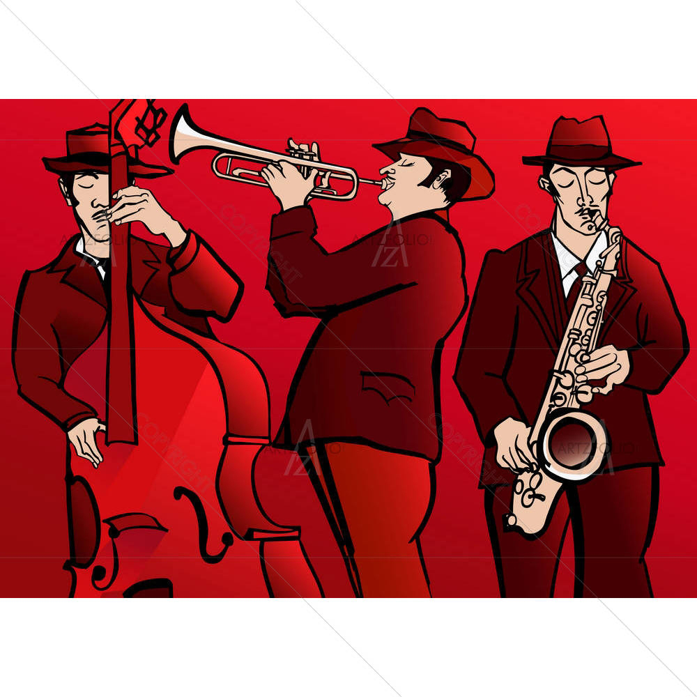 Jazz Band D2 — custom-size art design 5002144