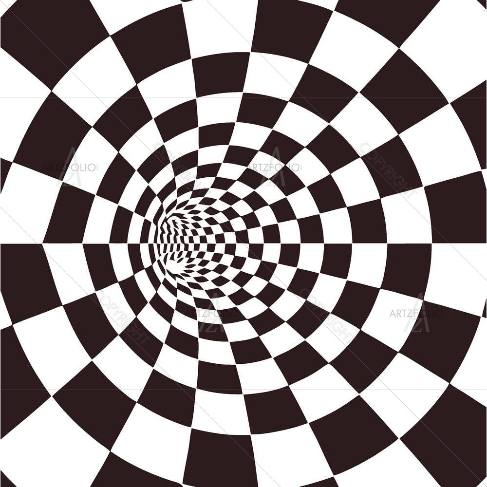 Spiral Tunnel — Abstract custom art by ArtzFolio