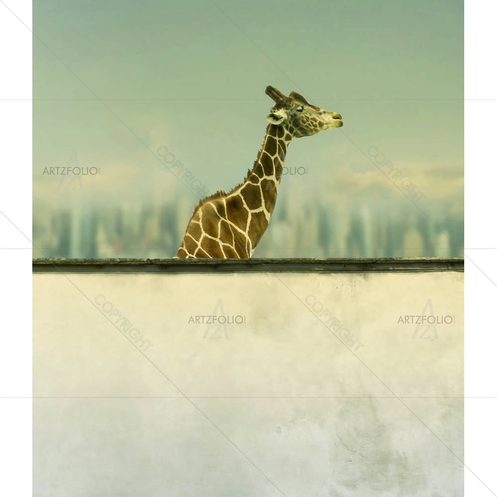 Artistic Giraffe — custom-size art design 5002159