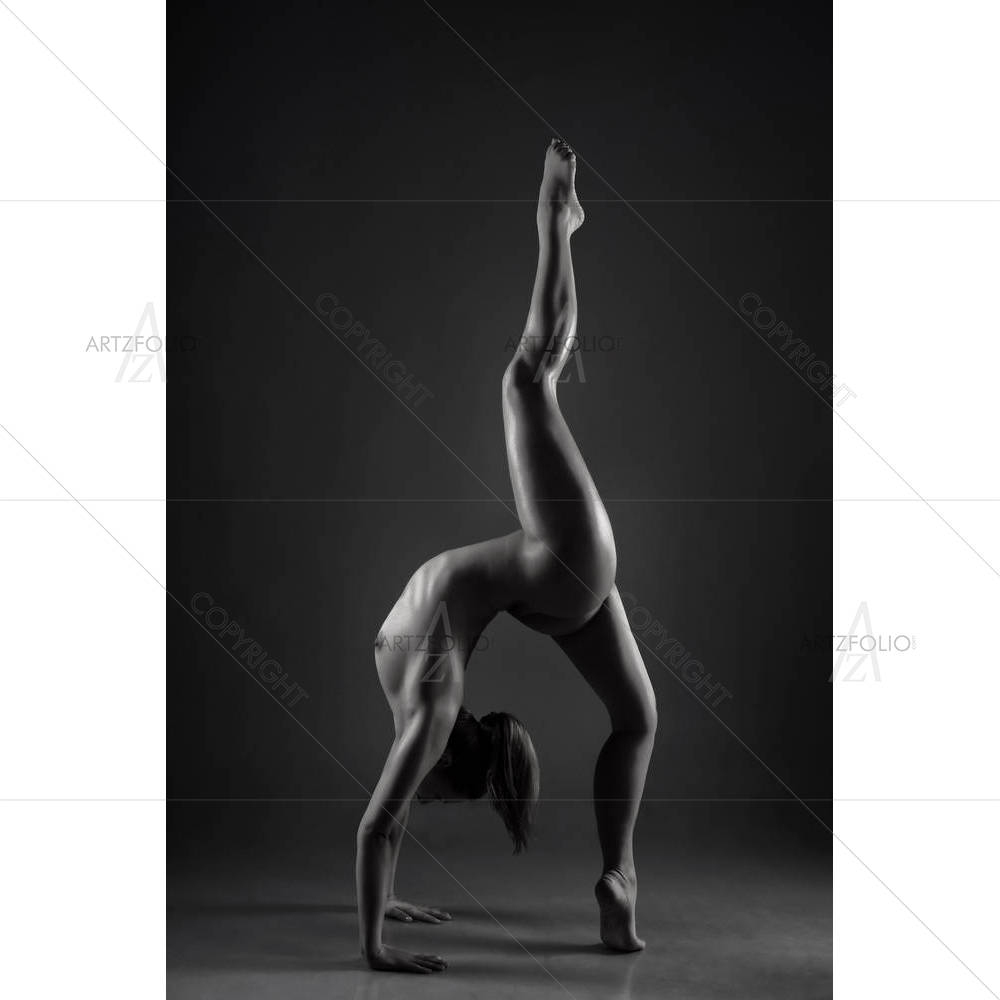Female Gymnast Posing D1 — Adult custom art by ArtzFolio