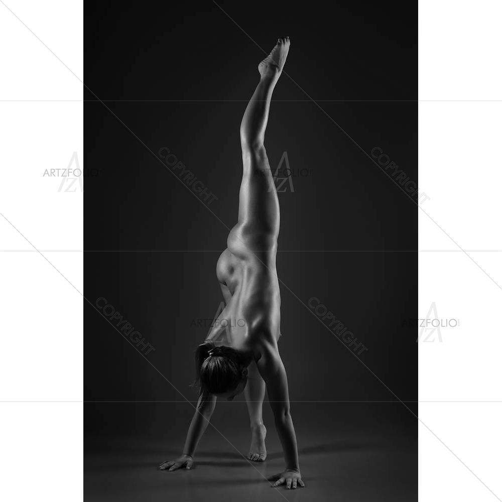 Female Gymnast Posing D3 — Adult custom art by ArtzFolio