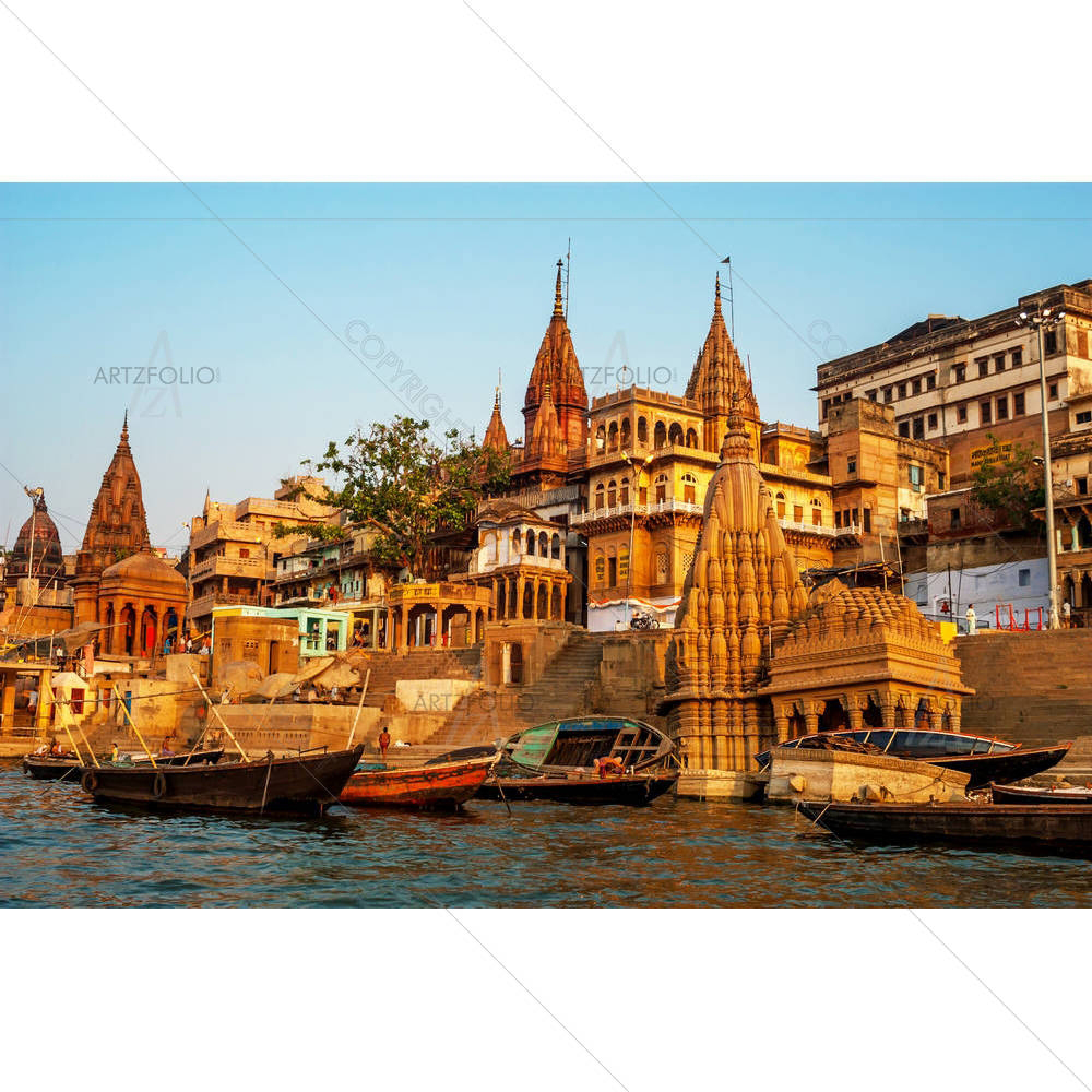 Varanasi Morning — custom-size art design 5002198