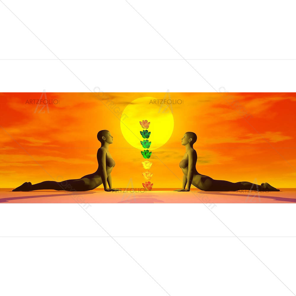 Women In Cobra Posture — custom-size art design 5002211