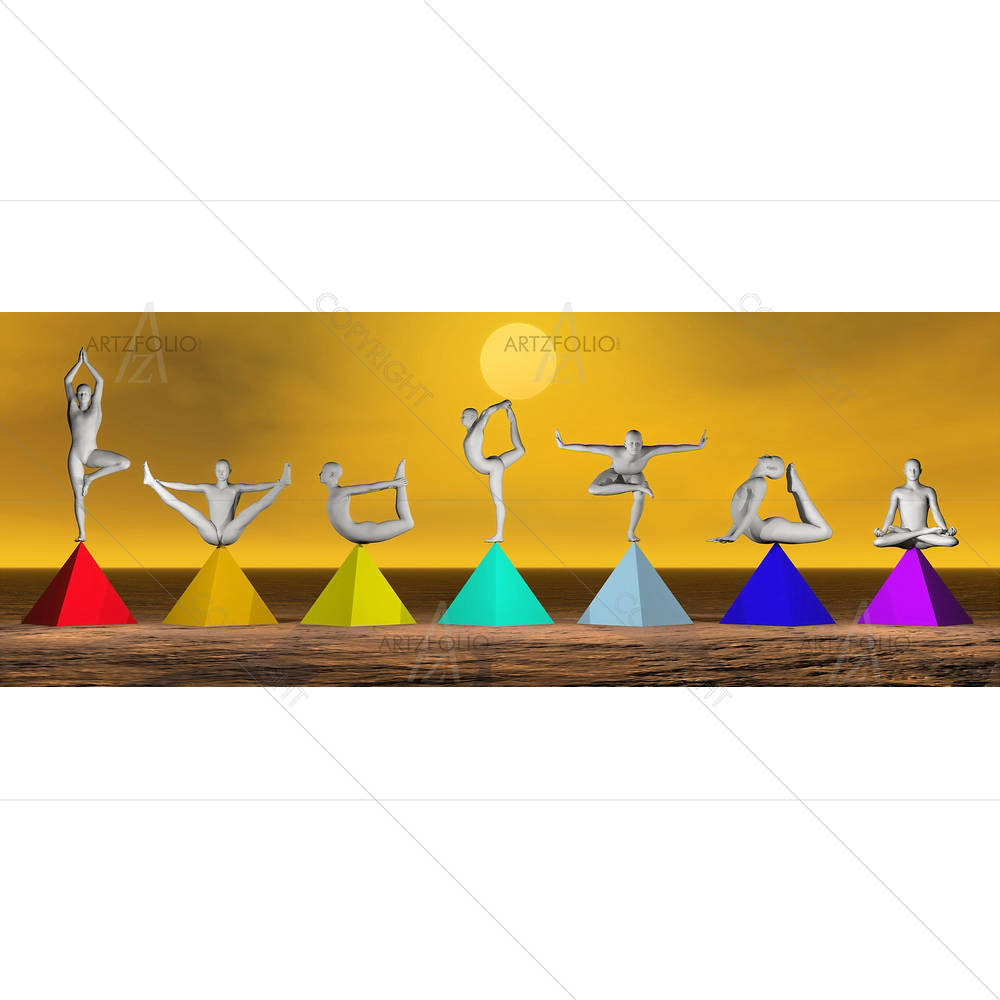 Yoga Postures — custom-size art design 5002212
