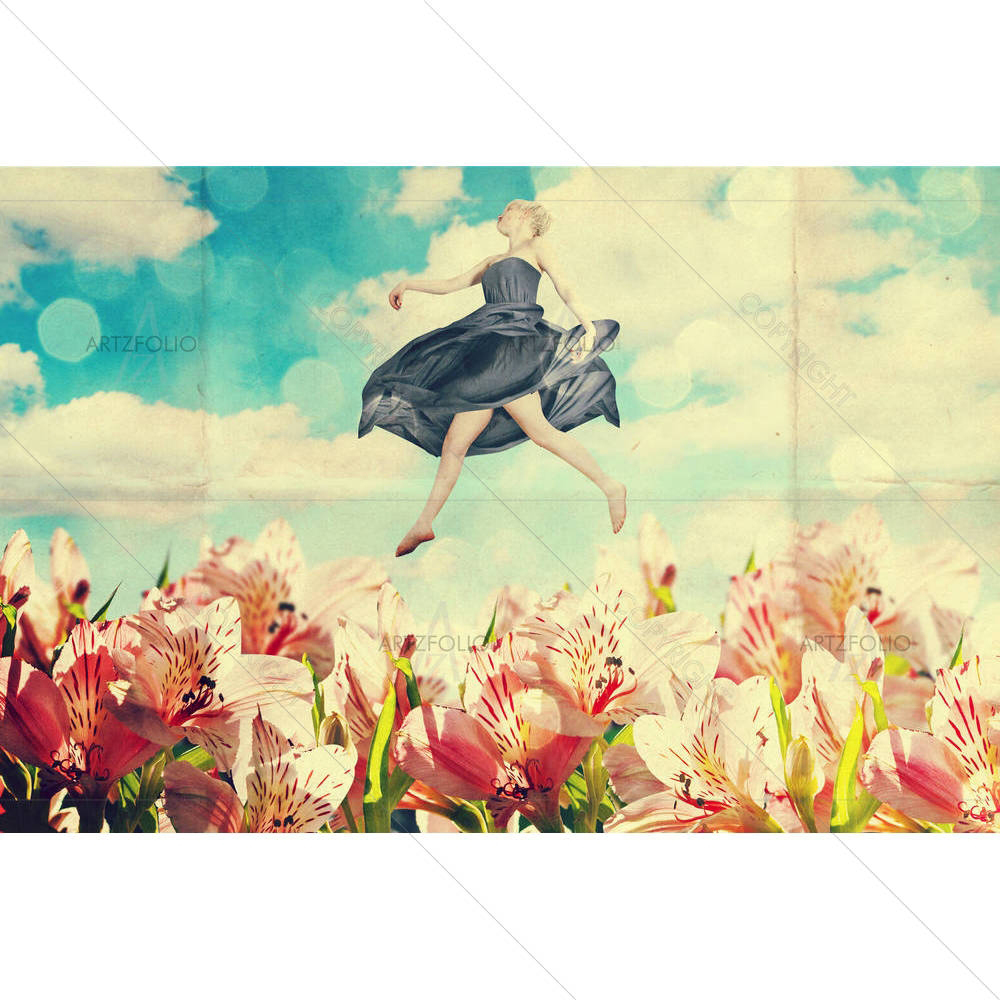 Retro Woman D3 — custom-size art design 5002253