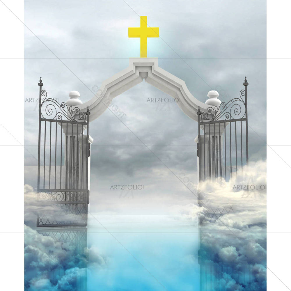 Gods Paradise In Sky — Devotional custom art by ArtzFolio
