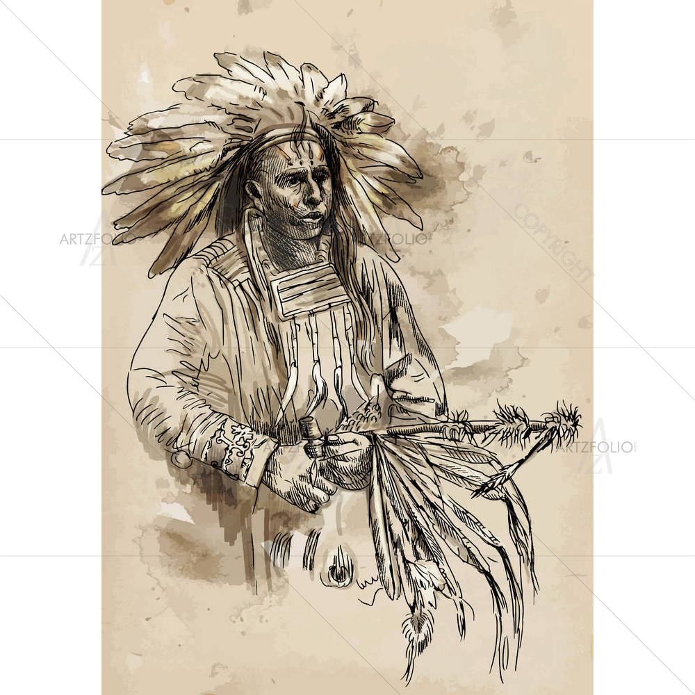 Indian D2 — custom-size art design 5002278