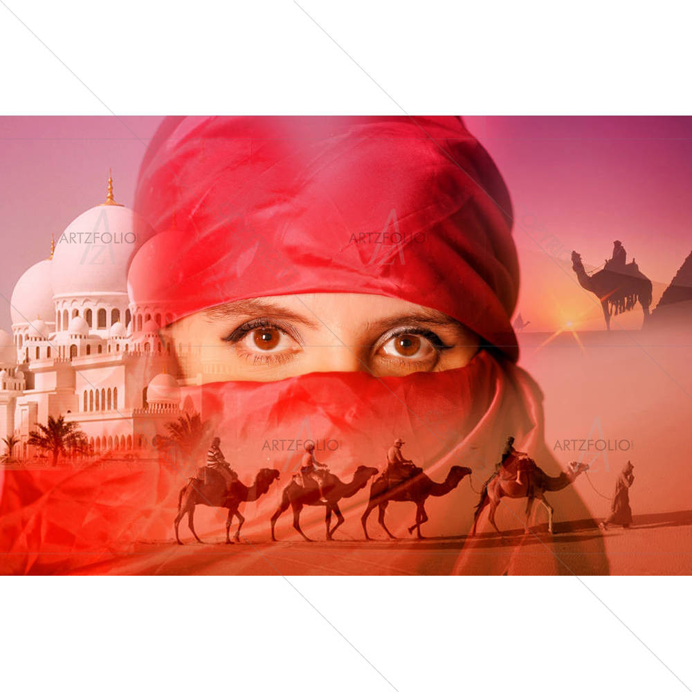 Arab Woman D1 — custom-size art design 5002288