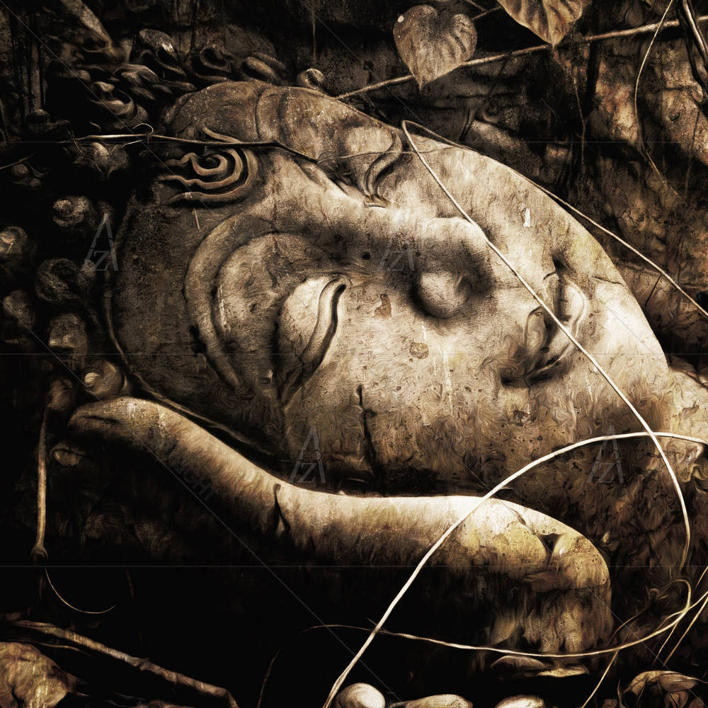 Lord Buddha Portrait D5 — Devotional custom art by ArtzFolio