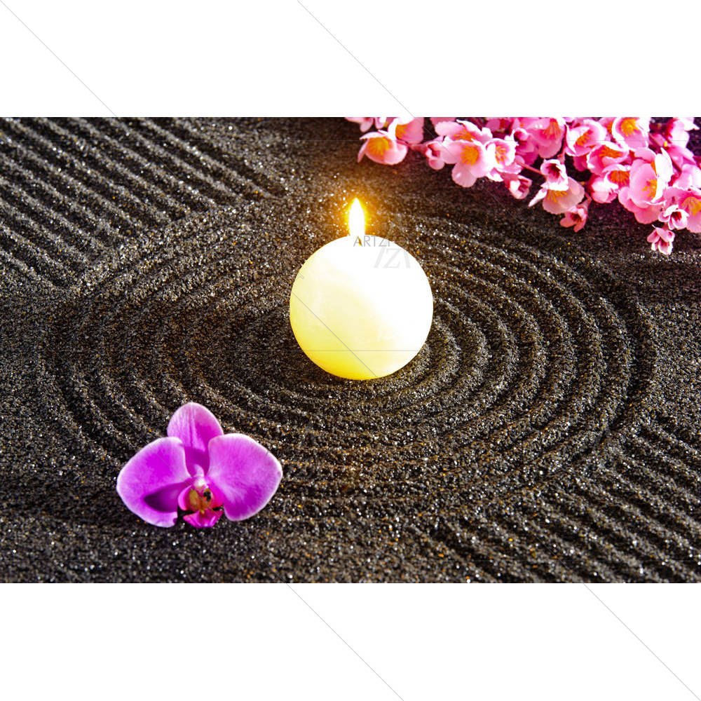 Japanese Zen Garden D3 — custom-size art design 5002305