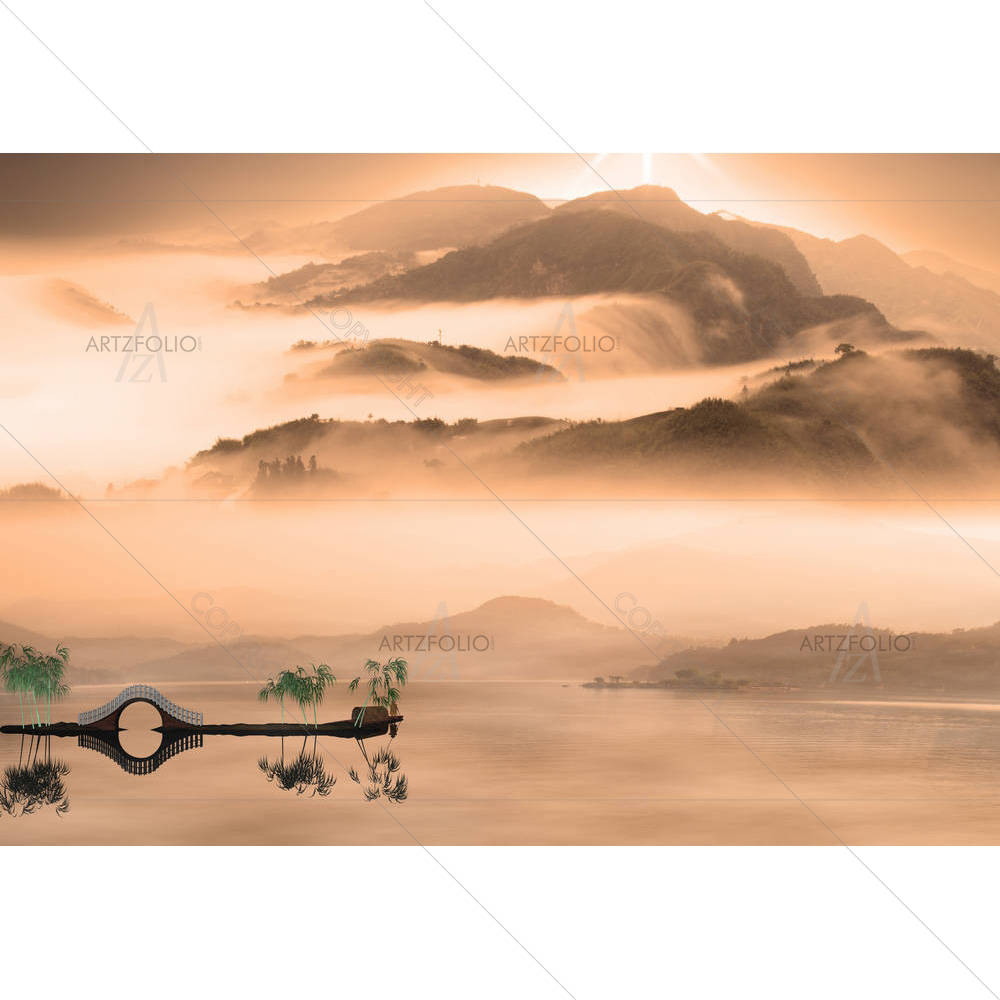 Chinese Landscape D1 — custom-size art design 5002316