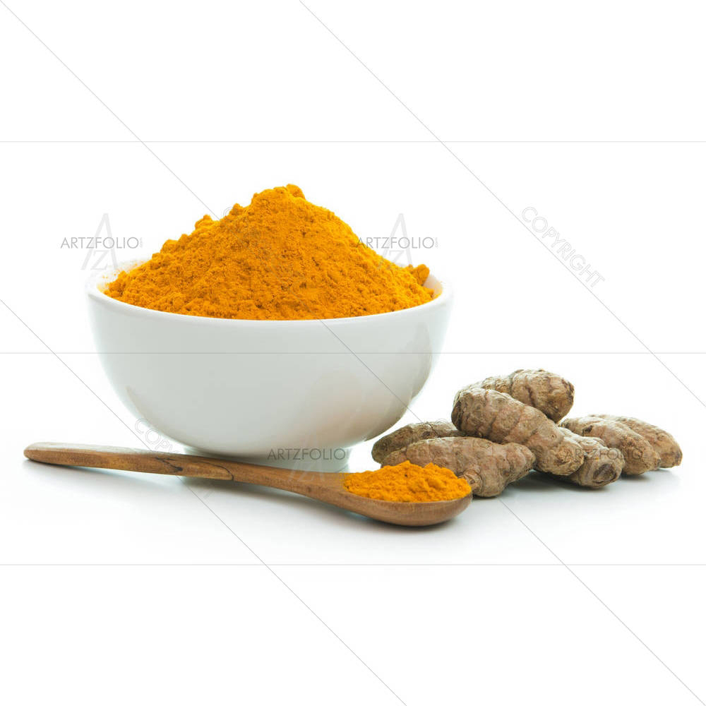 Bowl Of Turmeric Powder — custom-size art design 5002329