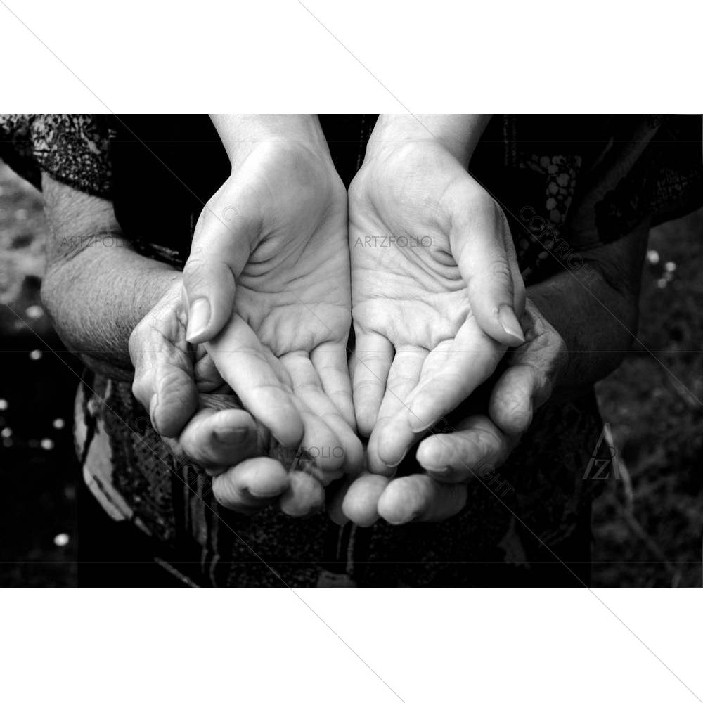 Empty Old & Young Hands — Adult custom art by ArtzFolio