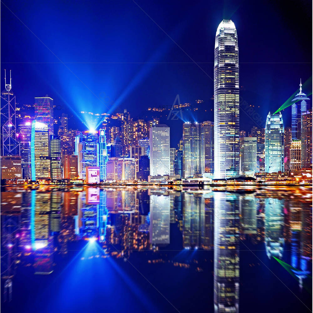 Hong Kong Island From Kowloon D2 — custom-size art design 5002350