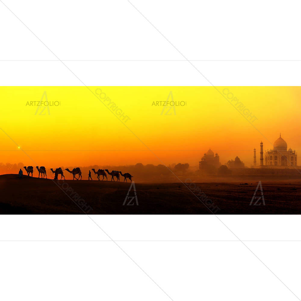 Taj Mahal, India D4 — custom-size art design 5002362