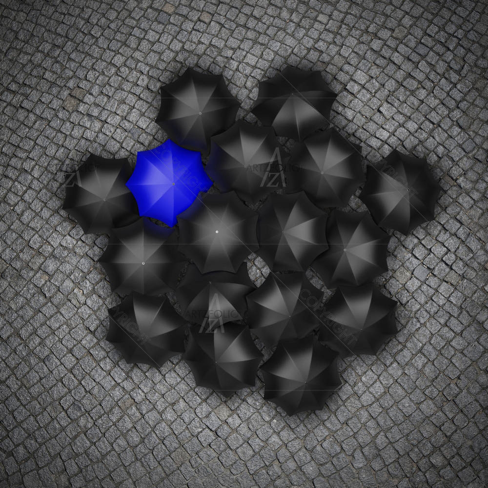 Umbrella Photo D1 — custom-size art design 5002368