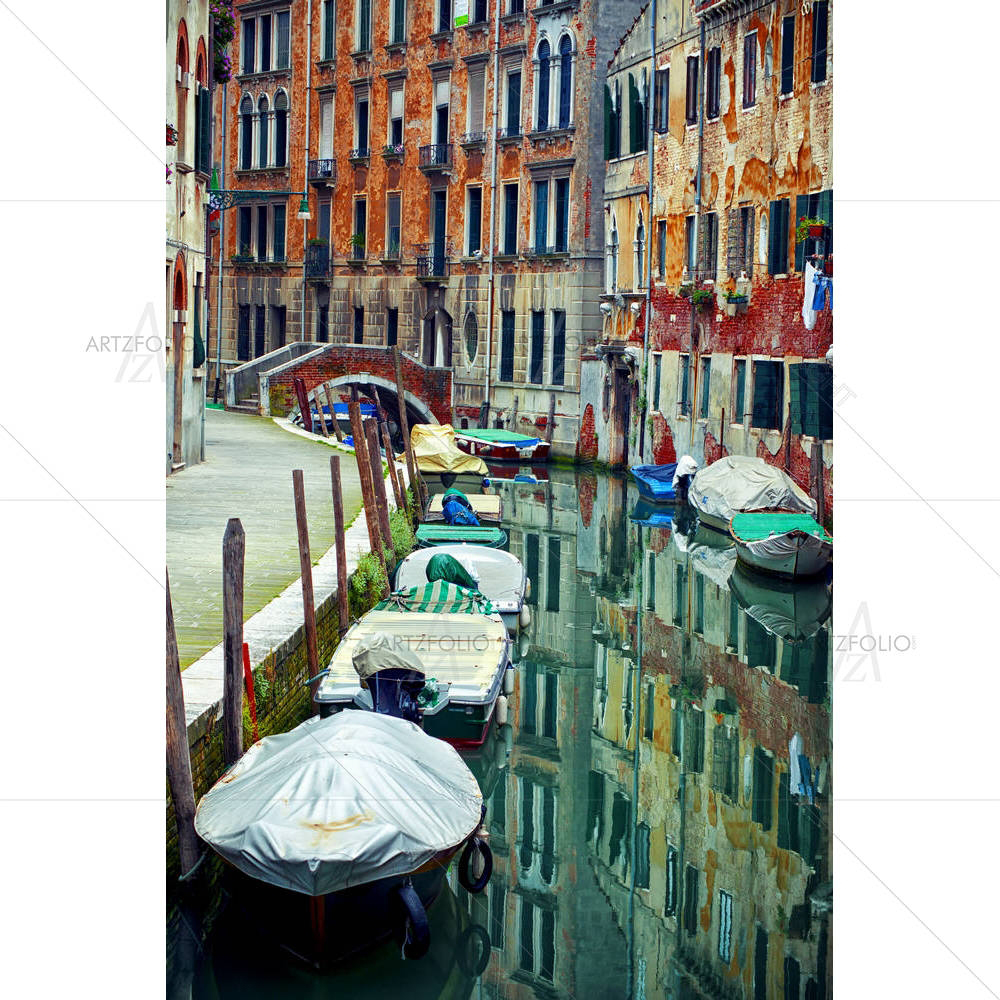 Venetian Canal Venice Italy — custom-size art design 5002380