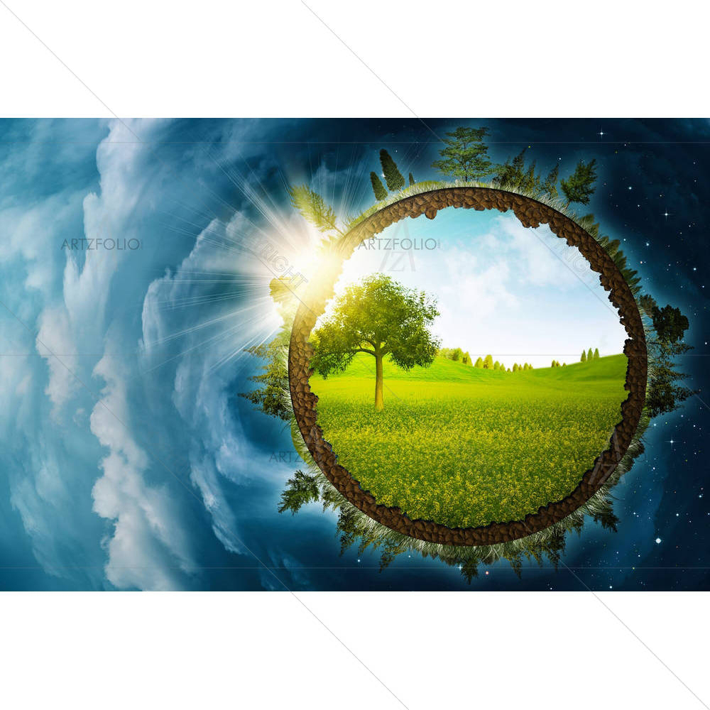 Abstract Environmental Art — custom-size art design 5002382