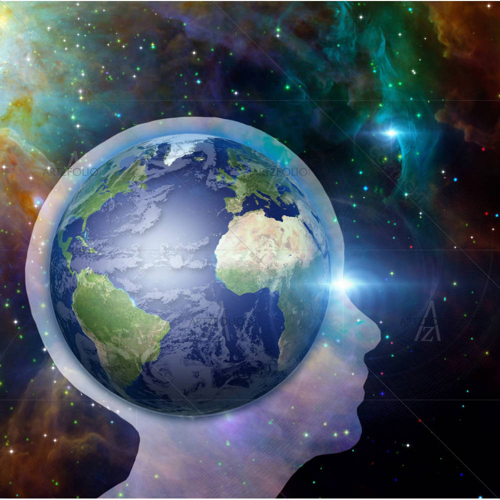 Earth Mind — Abstract custom art by ArtzFolio