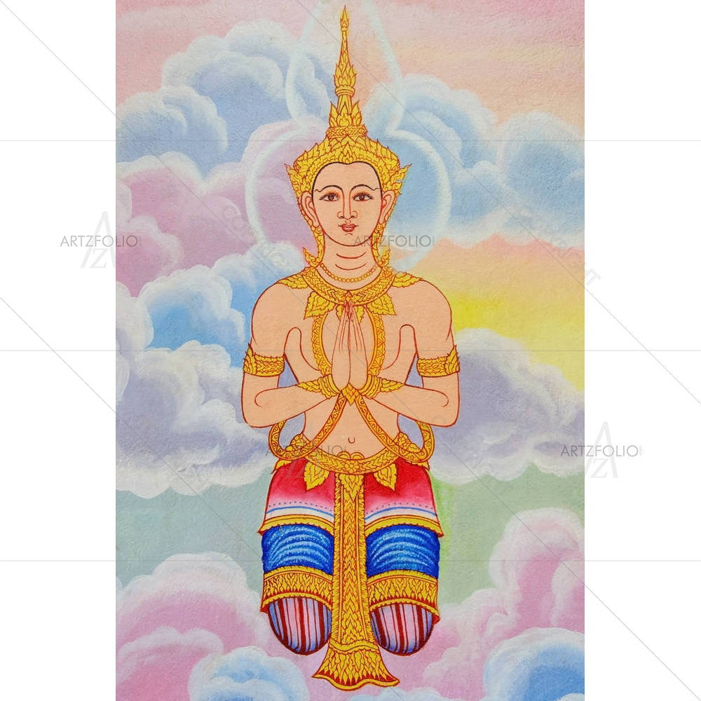 Buddhist Church Thailand — custom-size art design 5002398