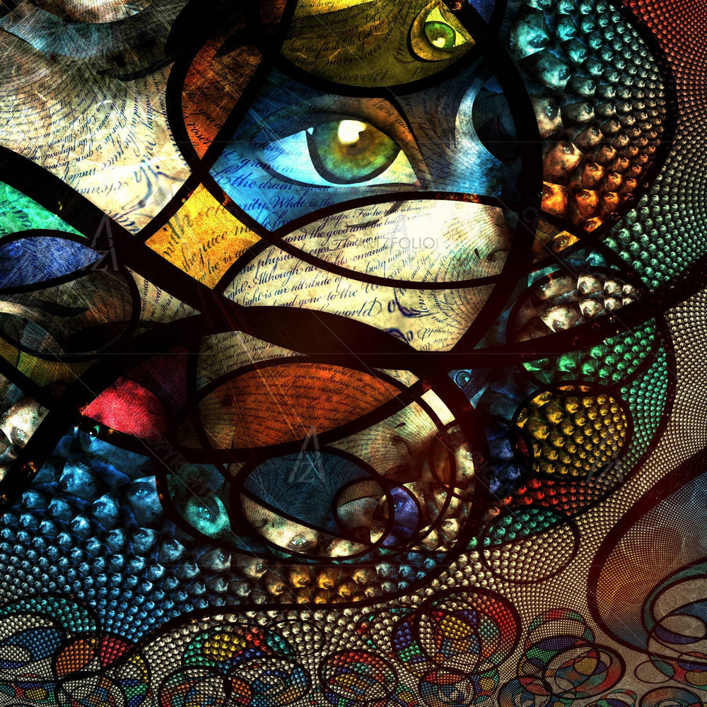 Abstract Image With Human Eye — Abstract custom art by ArtzFolio
