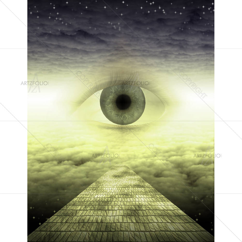 Path In Clouds — Devotional custom art by ArtzFolio