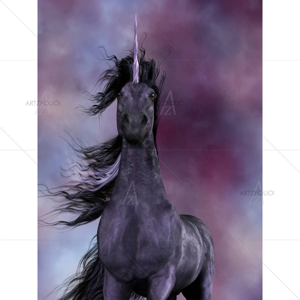 Black Unicorn — custom-size art design 5002449