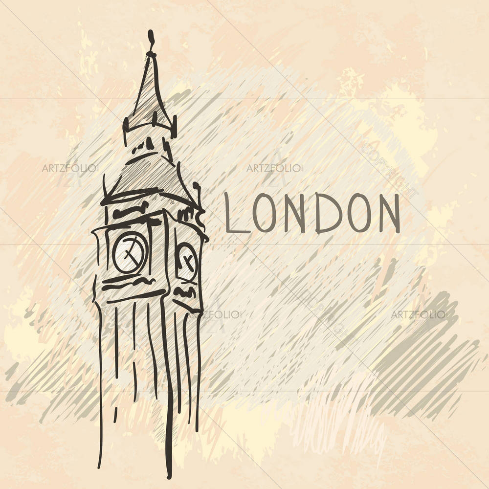 Big Ben London England — custom-size art design 5002455