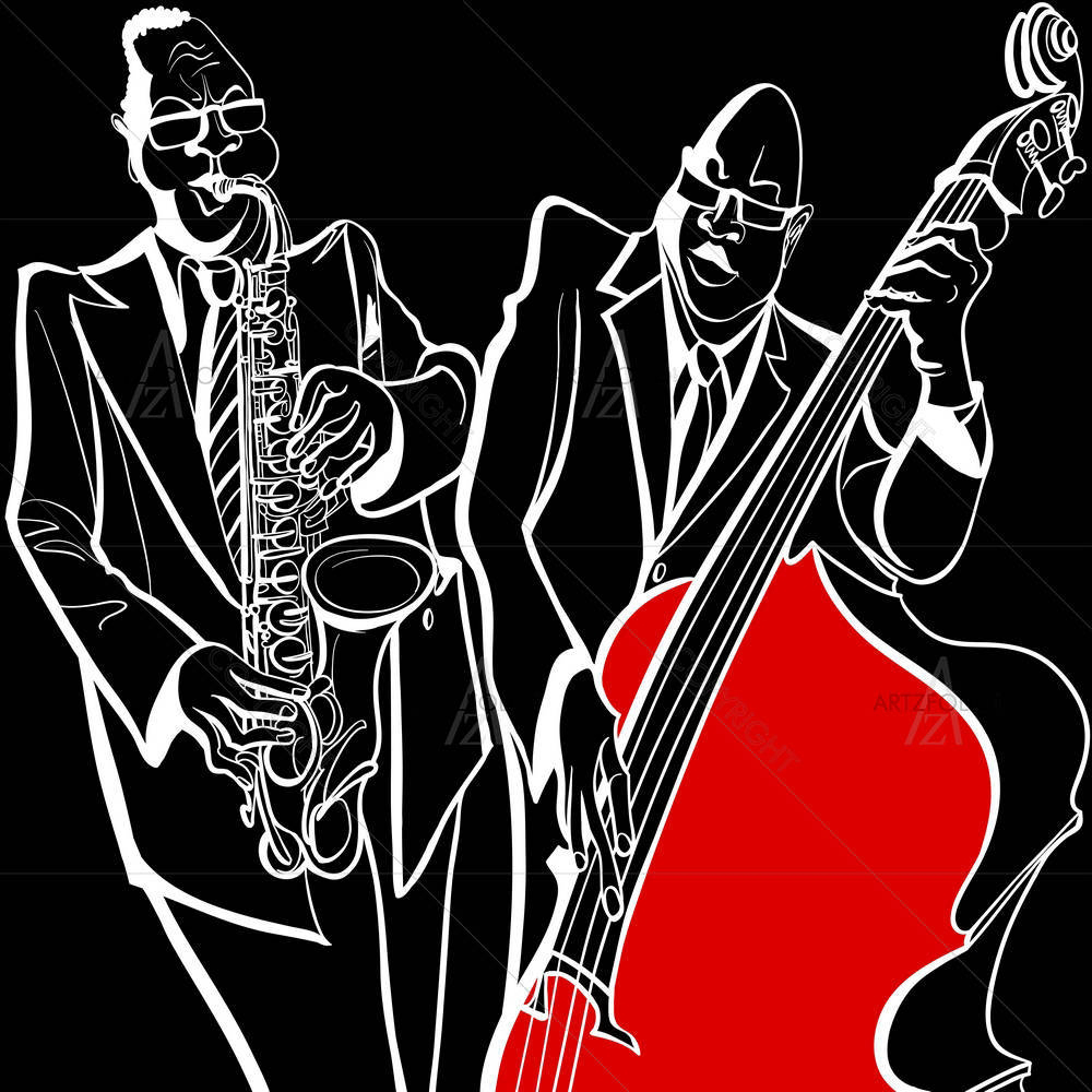 Jazz Band D3 — Music custom art by ArtzFolio
