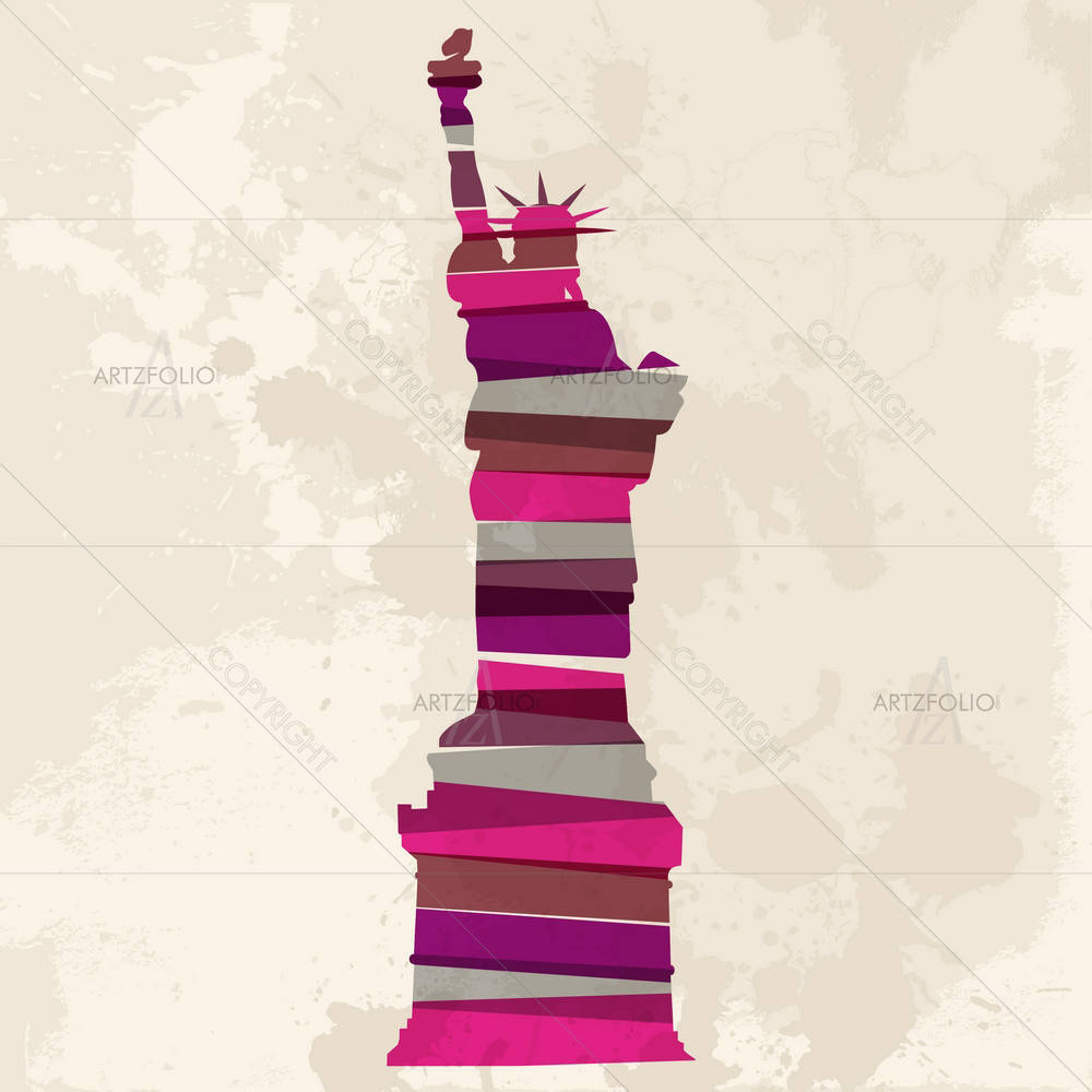 Statue Of Liberty New York City — American custom art by ArtzFolio