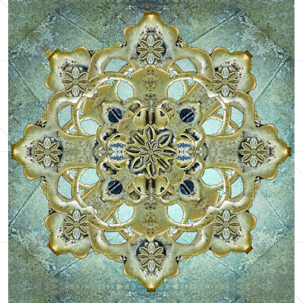 Digital Mystic Cross — custom-size art design 5002608