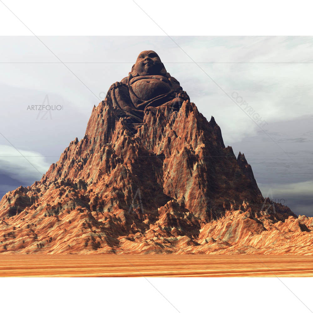 Buddha Mountain — custom-size art design 5002624