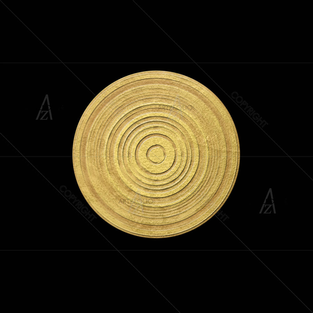 Abstract Asian Golden Art — custom-size art design 5002658