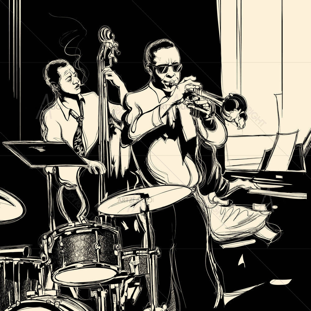 Jazz Band D4 — custom-size art design 5002663