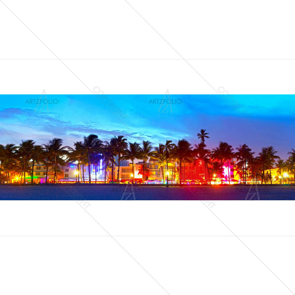 Miami Beach, Florida, USA D1 — American custom art by ArtzFolio