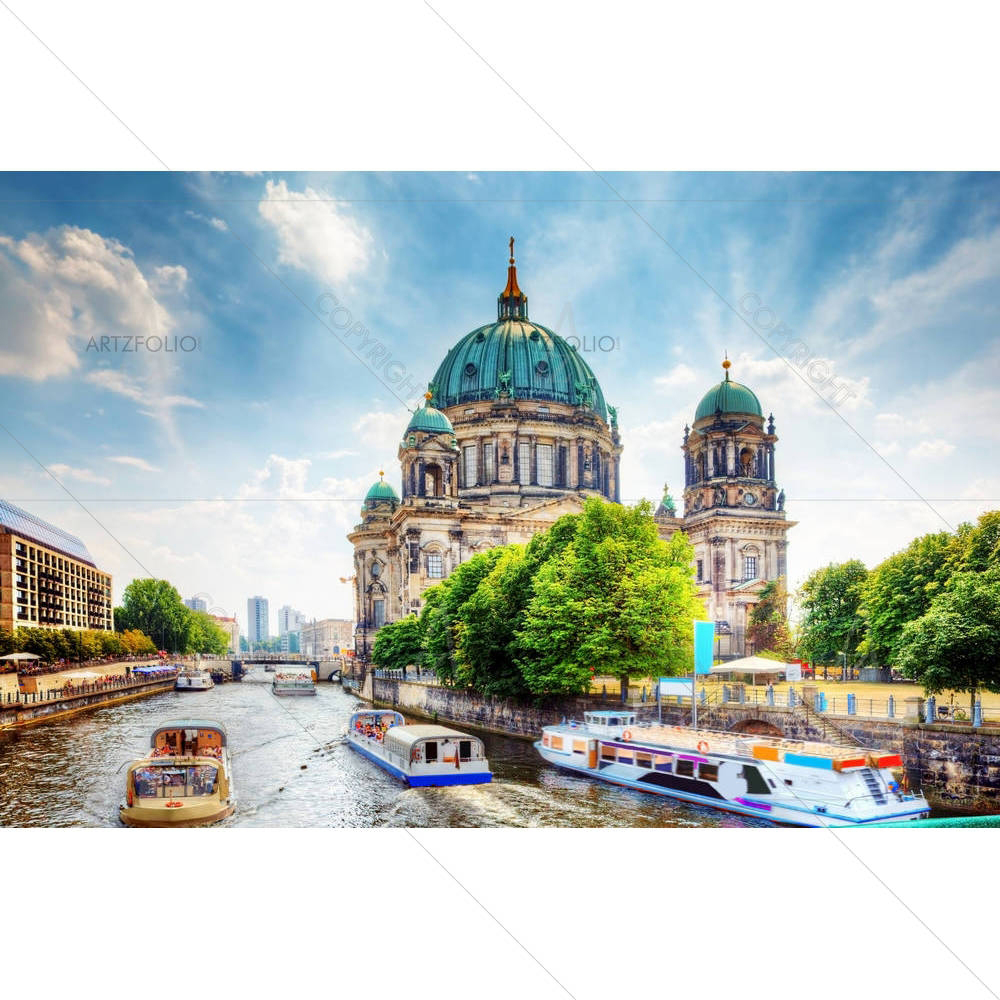 Berlin Cathedral. Berliner Dom, Germany — custom-size art design 5002725