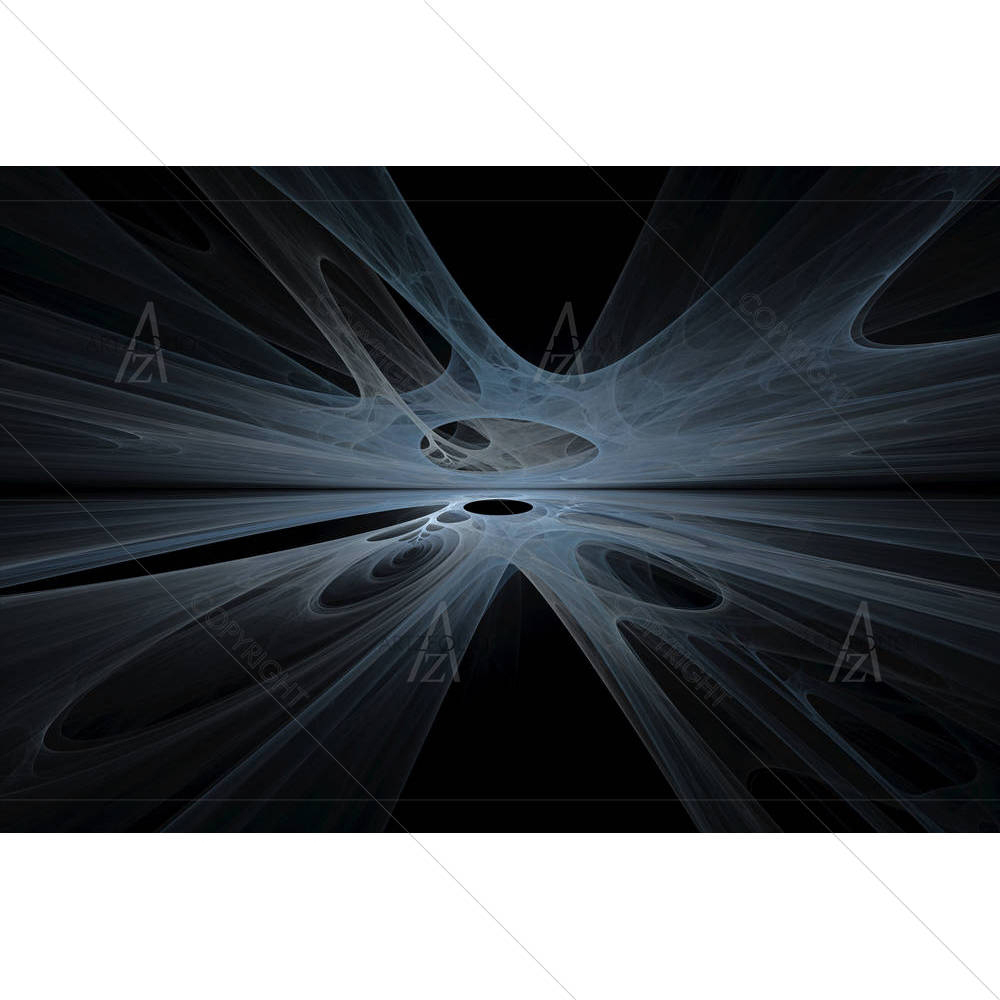 Horizontal Abstract Fractal Art D2 — custom-size art design 5002755