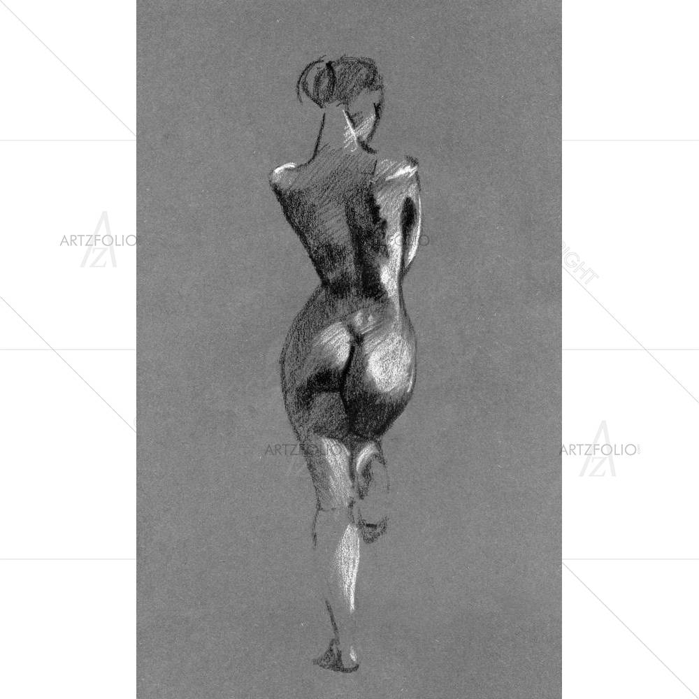 Nude Woman Body — custom-size art design 5002762