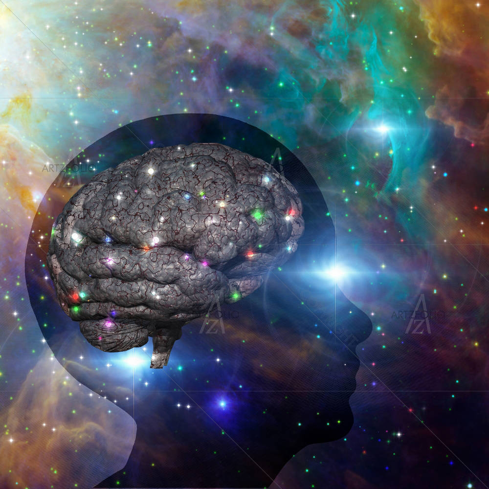 Universal Mind — Abstract custom art by ArtzFolio
