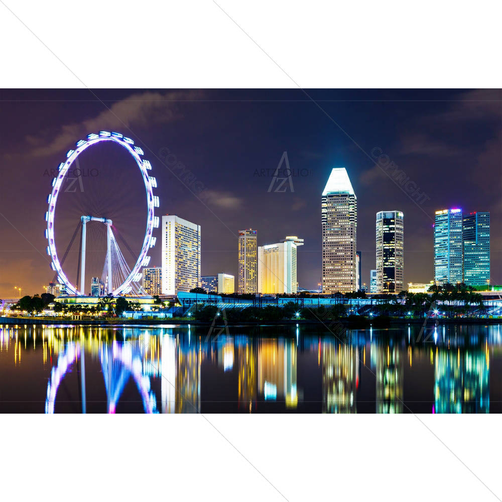 Singapore Cityscape — custom-size art design 5002775