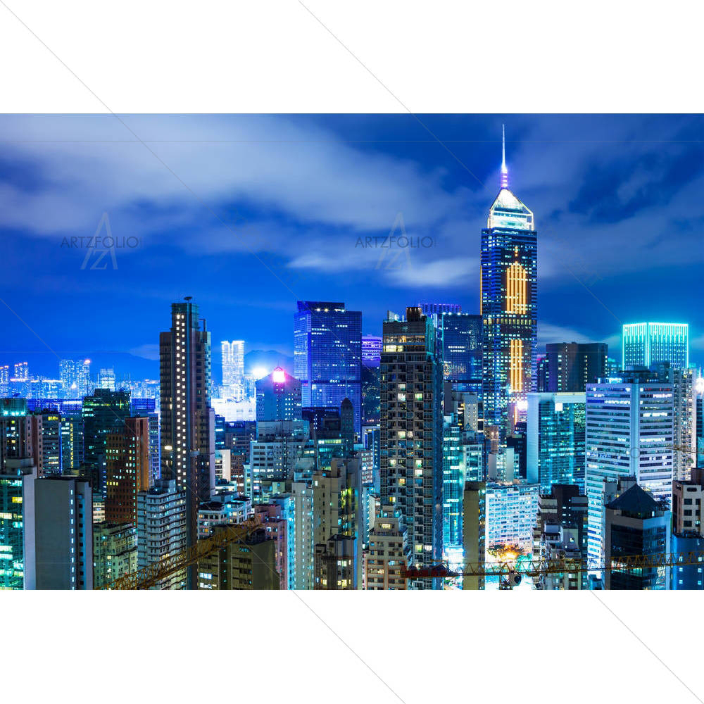Hong Kong Cityscape D2 — custom-size art design 5002778