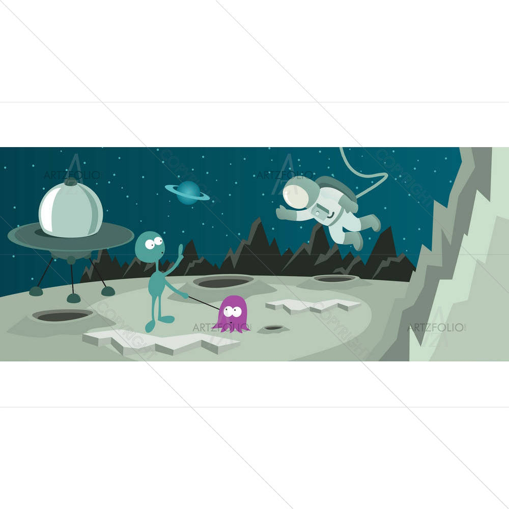 Lost In Space — Animated Cartoons custom art by ArtzFolio