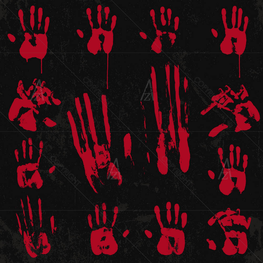Hand In Blood — Abstract custom art by ArtzFolio