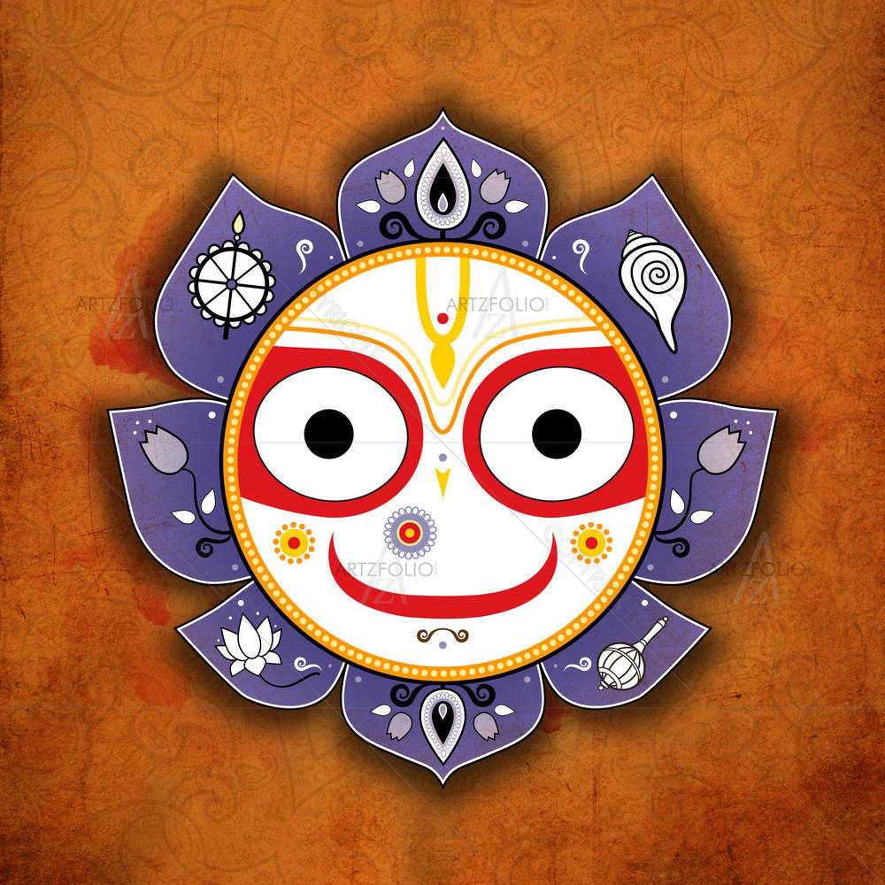 Hindu God Jagannatha D2 — custom-size art design 5002830