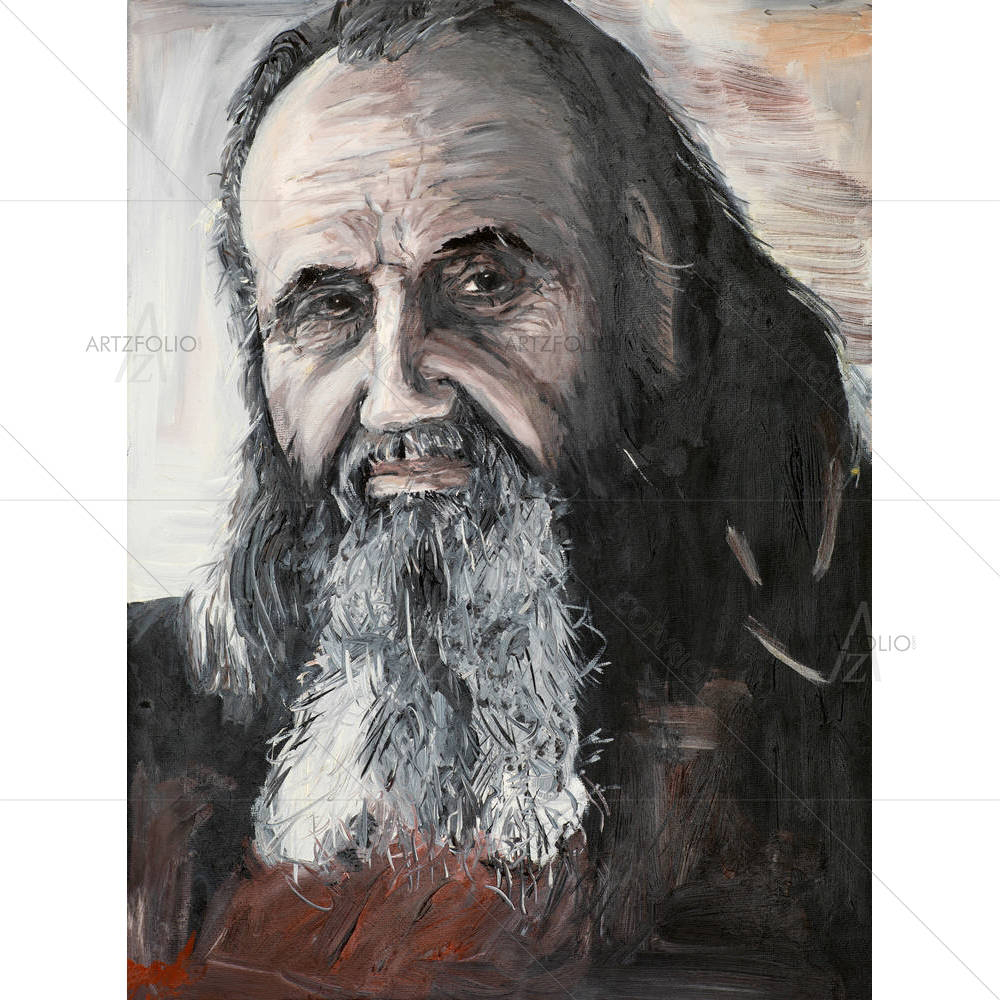 Portrait Of A Priest — custom-size art design 5002834