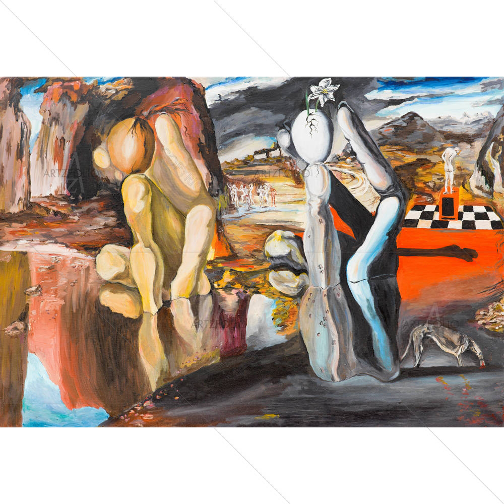 Replica Of Famous Artwork Made By Salvador Dali D1 — Culture custom art by ArtzFolio